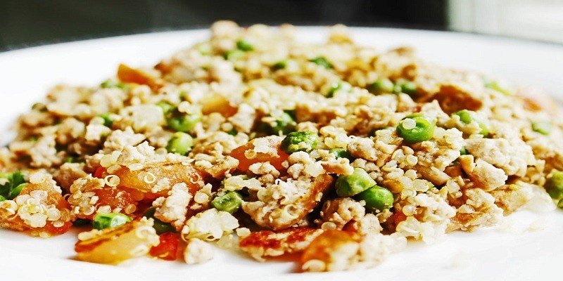 Ground Turkey Quinoa and Brown Rice