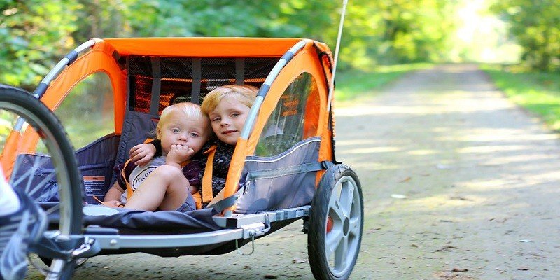 What age kids are bike trailers suitable