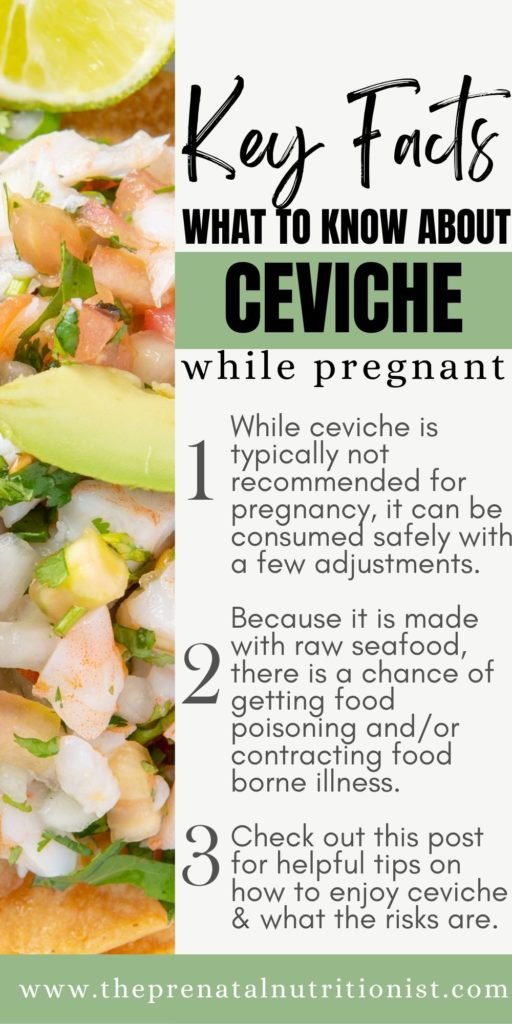 Can Pregnant Women Eat Ceviche?